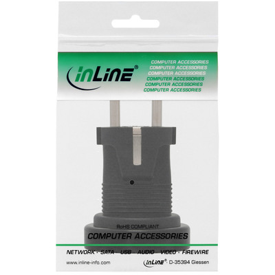 InLine® Reiseadapter, Australien Buchse auf Schutzkontakt Stecker (Produktbild 3)