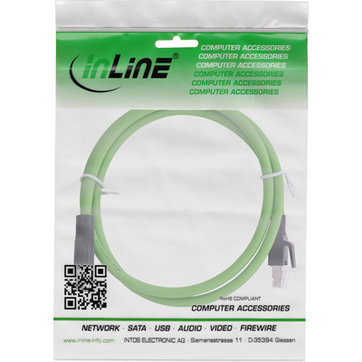 InLine® Industrie Netzwerkkabel, M12 4-pin D-kodiert St. zu RJ45 St., PUR, 10m (Produktbild 2)