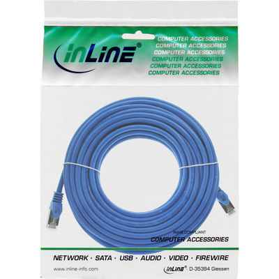 InLine® Patchkabel, F/UTP, Cat.5e, blau, 5m (Produktbild 3)