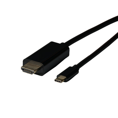 USB Typ C - HDMI Kabel, Typ C Stecker - -- HDMI Stecker, 8K@60Hz, 2m, EBUSBC-HDMI-8K60K.2 (Produktbild 1)