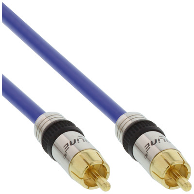 InLine® Cinch Kabel AUDIO, PREMIUM, 1x Cinch Stecker / Stecker, 3m (Produktbild 1)