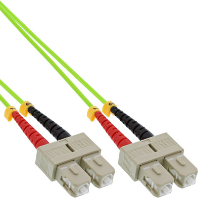InLine® LWL Duplex Kabel, SC/SC, 50/125µm, OM5, 7,5m