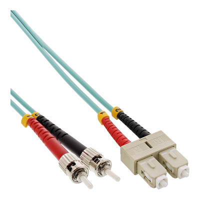 InLine® LWL Duplex Kabel, SC/ST, 50/125µm, OM3, 20m (Produktbild 1)