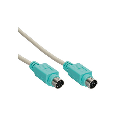 InLine® PS/2 Kabel, Stecker / Stecker, PC 99, Farbe Grün, 2m (Produktbild 1)