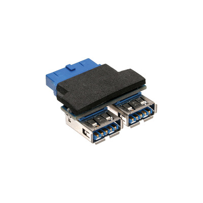 InLine® USB 3.0 Adapter, 2x Buchse A auf Pfostenanschluss (Produktbild 1)