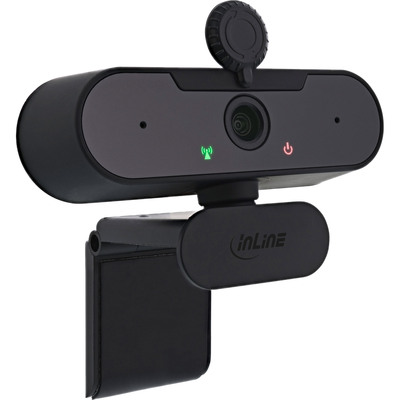 InLine® Webcam FullHD 1920x1080/30Hz mit Autofokus, USB-A Anschlusskabel (Produktbild 1)