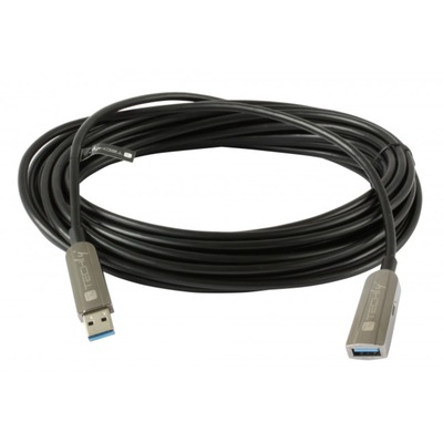 USB3.0 AOC Kabel, A-A, St-Bu.,Schwarz 50 -- m